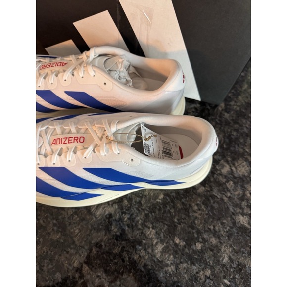 Adidas Adizero Evo Sl \'White Royal Blue\' - JS4494 MT‎ Size 11.5 Shoes, Sneakers main image 6